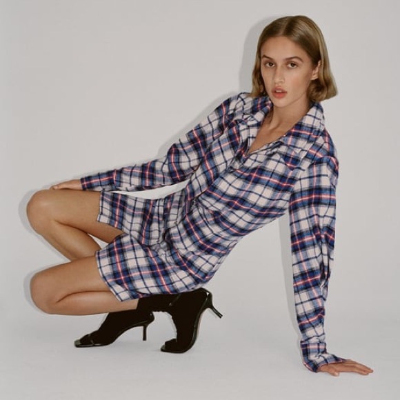 Zara Short Plaid Dress size s - Picture 1 of 10